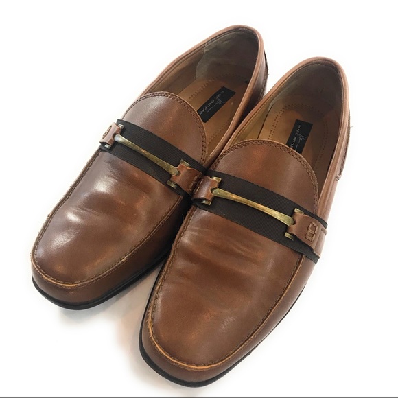 Marc Anthony Other - Marc Anthony Men’s Brown Leather Loafer Shoes, 11M